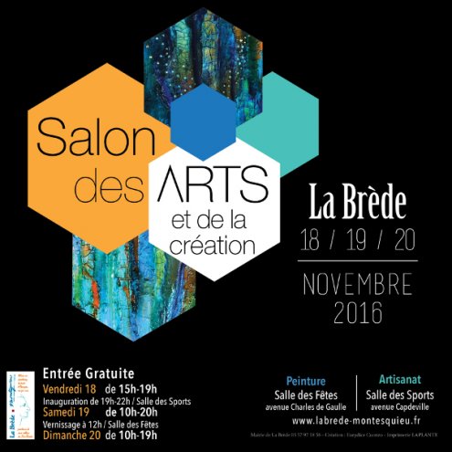 Affiche Salon des Arts 2016 95d68